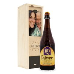 Øl i personlig kasse - La Trappe Quadrupel