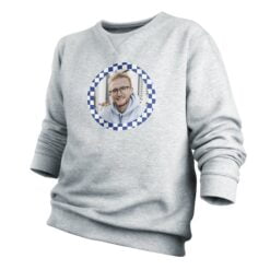 Personlig sweater - Mænd - Grå - S
