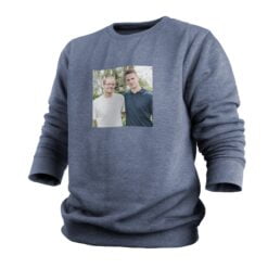 Personlig sweater - Mænd - Indigo - L
