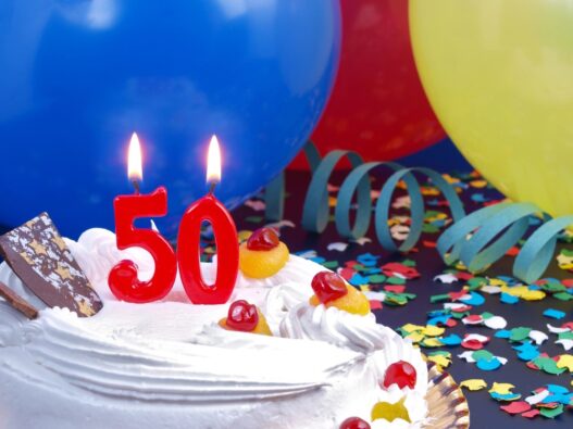 Kage til 50 års fødselsdag